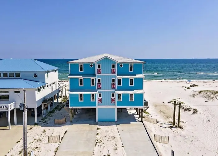 Beachfront 9bed Easybreezy West * Gulf Shores