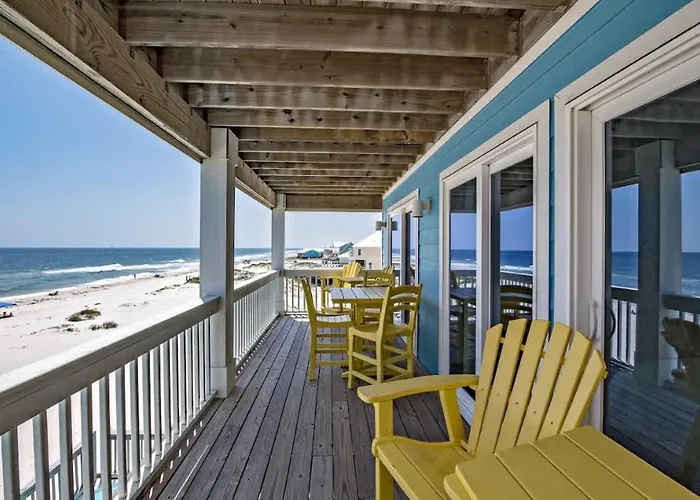 Beachfront 9bed Easybreezy West Holiday home Gulf Shores